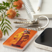 Modische Feline Schlüsselanhänger (Vorderseite rechts)