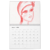 modische Flappers Kalender (Mär 2026)