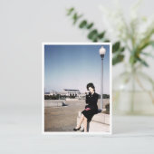 Modische Frau, Gewerkschaft Station, Washington DC Postkarte (Stehend Vorderseite)