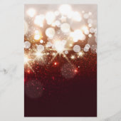 Modische Friseurstylist - Gold Glitzer Sparkone Flyer (Hinten)