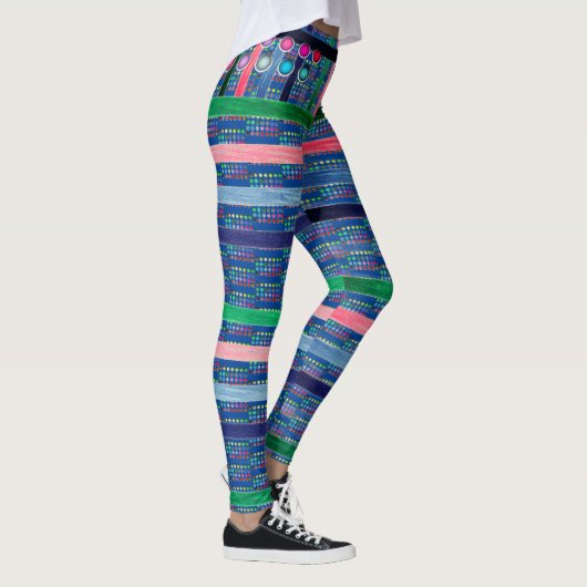 Modische Fun Compression Leggings (Rechts)