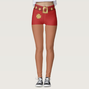 Modische goldene Kleeblätter Leggings