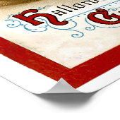 Modische Halloween Kitty Poster (Ecke)