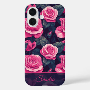 Modische Hochzeitsgeschenke Rosenname iPhone 16 Hülle