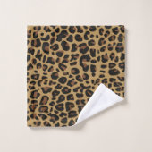 Modische Jaguar Mit Monogramm Badhandtuch Set (Waschlappen)