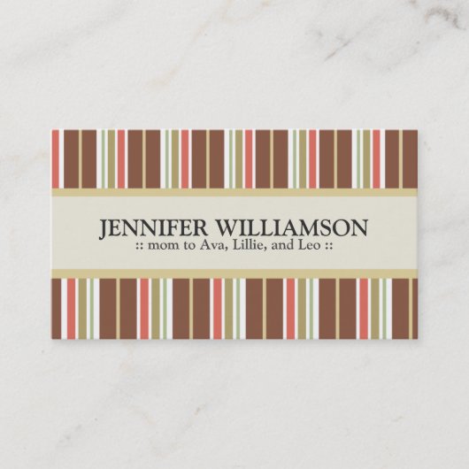 Modische kundengebundene telefonnummerkarte (Vorderseite)