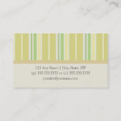 Modische kundengebundene telefonnummerkarte (Rückseite)