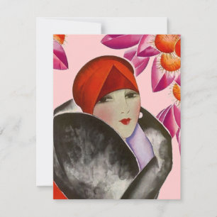 Modische Lady-Einweihung Brunch Nachmittagstee Einladung