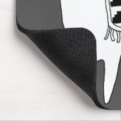 Modische Lama-Skizze hallo Mousepad (Ecke)