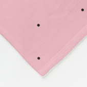 Modische Lama-Skizze u. schwarze Flecken mit Fleecedecke (Ecke)