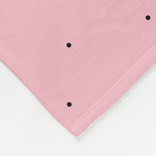 Modische Lama-Skizze u. schwarze Flecken mit Fleecedecke (Ecke)