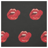 Modische Lippenkonfektion zeichnend. Pommes. flink Stoff (Muster)