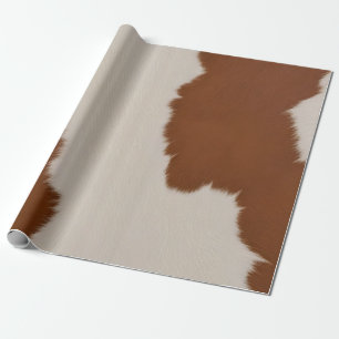 Modische Luxus Elegante Kunstkuh-Leder-Kollektion Geschenkpapier