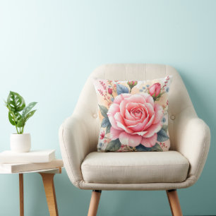 Modische Luxus-Rosa-Rosen-Schöne-Kollektion Kissen