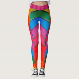 Modische mehrfarbige Leggings
