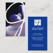 Modische Monogramm-Visitenkarten Visitenkarte (Vorne/Hinten)