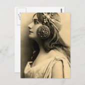 Modische Ohrabdeckungen Postkarte (Vorne/Hinten)