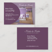 Modische Ovale Profil-Visitenkarte Visitenkarte (Vorne/Hinten)