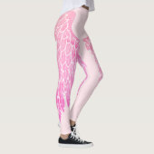 Modische Pink-Engels-Flügel Leggings (Rechts)