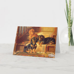 Modische Raffinitäten Feiertagskarte