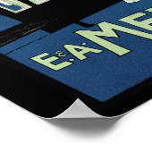 Modische Reflektion Poster (Ecke)