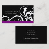 Modische Salon-Visitenkarte Visitenkarte (Vorne/Hinten)
