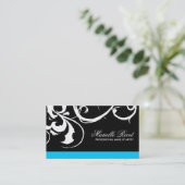 Modische Salon-Visitenkarte Visitenkarte (Stehend Vorderseite)