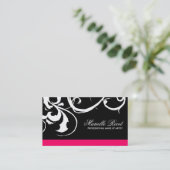 Modische Salon-Visitenkarte Visitenkarte (Stehend Vorderseite)