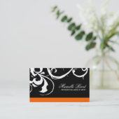 Modische Salon-Visitenkarte Visitenkarte (Stehend Vorderseite)