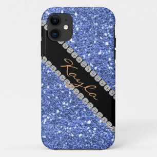 MODISCHE SCHICKE BLAUE Telefon 5 des KRISTALLES Case-Mate iPhone Hülle