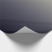 Modische schwarze Ombre Steigung Geschenkpapier (Ecke)