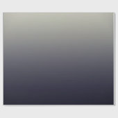 Modische schwarze Ombre Steigung Geschenkpapier (Flach)