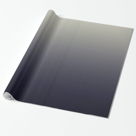 Modische schwarze Ombre Steigung Geschenkpapier (Ungerollt)