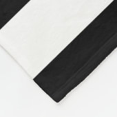 Modische Schwarzweiss-Schmetterlings-Streifen mit Fleecedecke (Ecke)