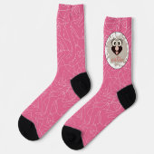 Modische Socken mit Haustier-Goblin (Linkes Detail)