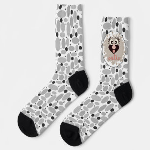Modische Socken mit Haustier-Goblin