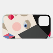 Modische stilvolle Frau. Modernistin h Case-Mate iPhone Hülle (Rückseite (Horizontal))