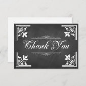 Modische Tafel danken Ihnen Karten (Vorne/Hinten)