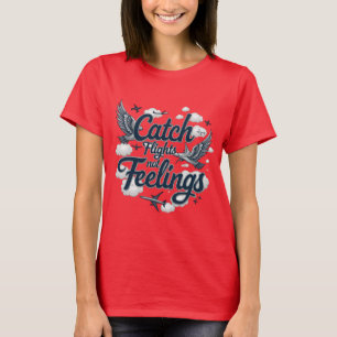 Modische Travel Slogan T-Shirt Fangen, nicht