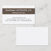 Modische u. glatte visitenkarte (Vorne/Hinten)