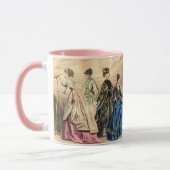 Modische Viktorianische Damen Tasse (Links)