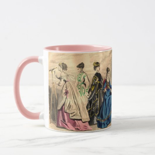 Modische Viktorianische Damen Tasse (Links)