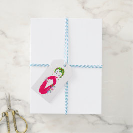 Modische Vintage Frauen jingle Geschenkanhänger