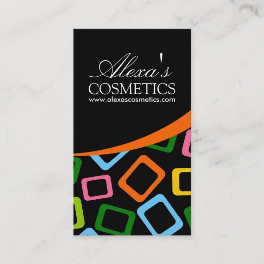 Modische Visitenkarte (Vorderseite)