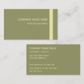Modische Visitenkarte (Vorne/Hinten)