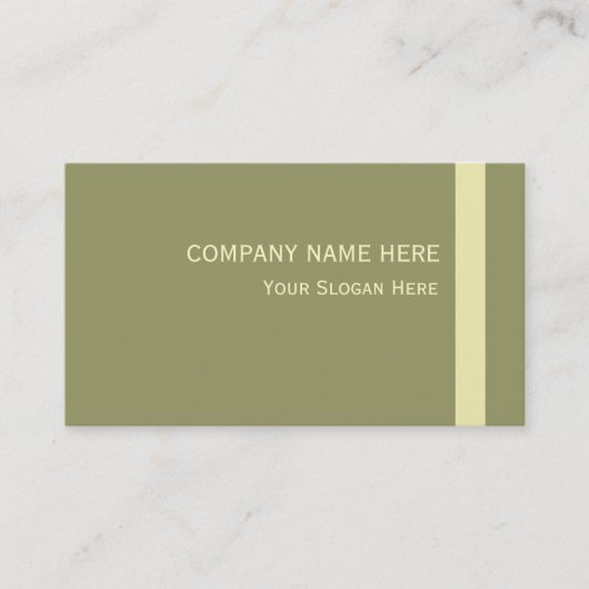 Modische Visitenkarte (Vorderseite)