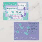 Modische Visitenkarte (Vorne/Hinten)