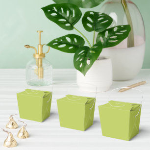Modische weiche Chartreuse Favor Boxen Geschenkschachtel