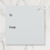 Modische Welsh Corgi Hunde Geschenkanhänger (Rückseite)