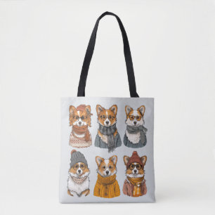 Modische Welsh Corgi Hunde Tasche
